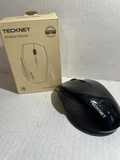TECKNET Bluetooth Wireless Mouse - Black “Works Great”model-EWM01308 OPEN BOX
