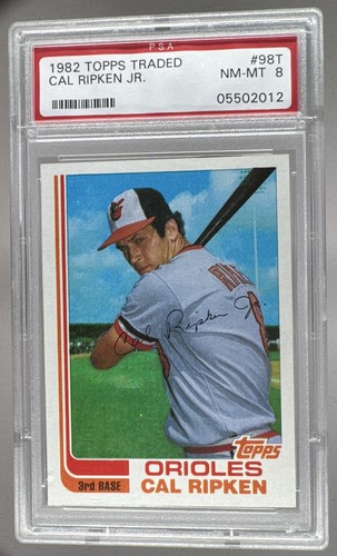 1982 Topps Traded 98T Cal Ripken Jr. PSA 8 5502012