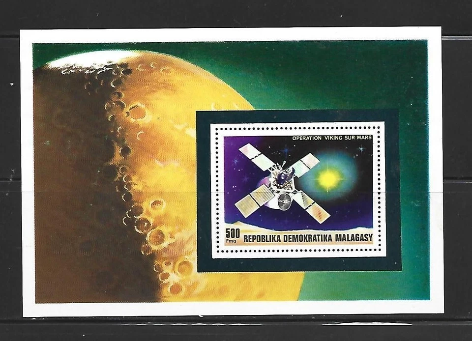 MADAGASCAR. Año: 1976. Tema: OPERACION VIKING SOBRE MARTE. (Óxido). - Imagen 1 de 1