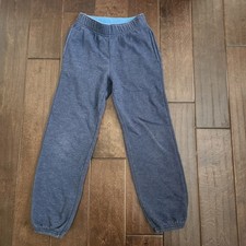 Cat  Jack Kids Jogger Sweatpants Size S 6/7 Navy Blue Fleece Lined