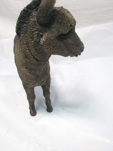 Statuina animale asino di Leonardo 6" X4,5" vintage realistica presepe gioco - Foto 8 di 15