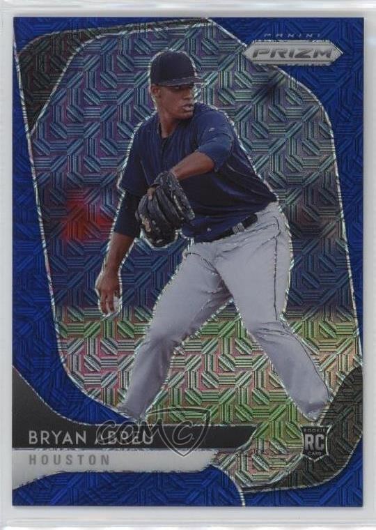 2020 Panini Prizm Blue Mojo Prizm 59/175 Bryan Abreu #89 Rookie RC 0c6