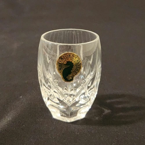 Waterford Crystal Westhampton Shot Glass 2 1/2" H Seahorse Mark Germany Vintage