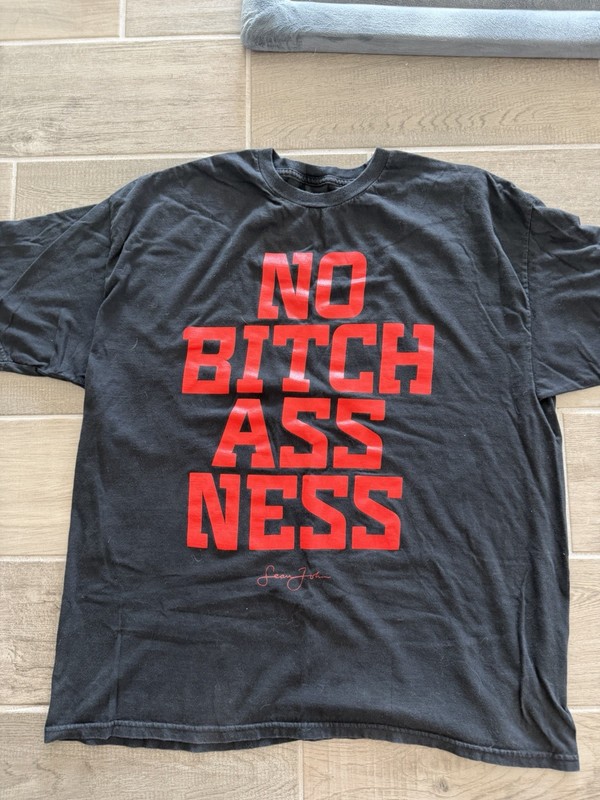 Vintage Sean John No Bitch Ass Ness Shirt