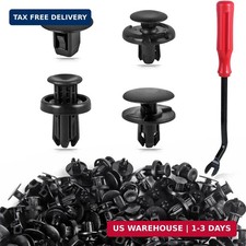 Assortment Push Retainer Clips Kit with 4 Size Compatible Honda Acura Accord Civ