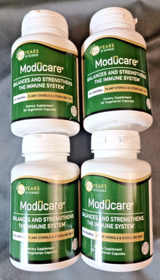 4 MODUCARE Immune System Support Plant Sterols Sterolins 100:1 90 veg caps 7/28