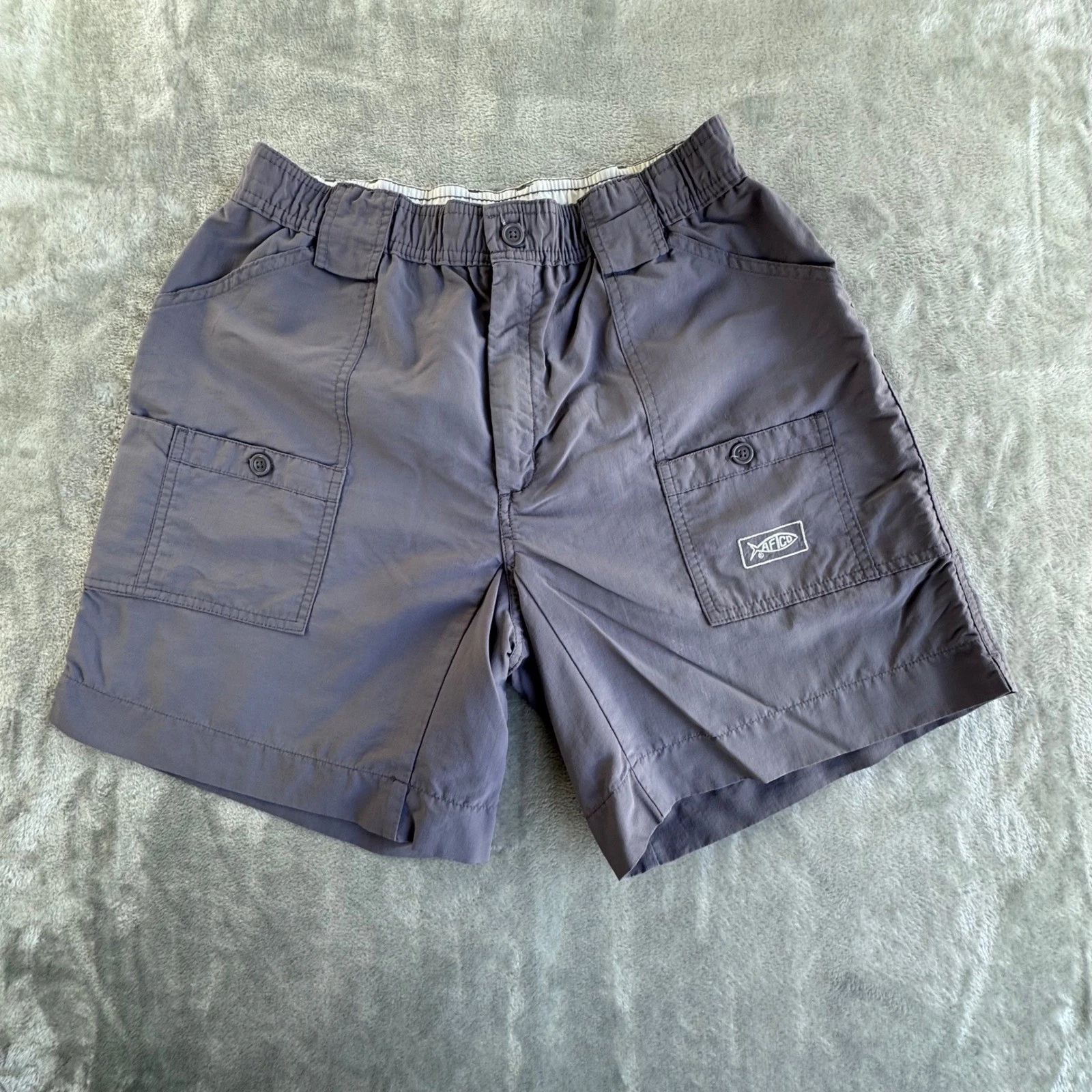 AFTCO Fishing Shorts Mens 32 Gray Cargo Outdoors Hiking Nylon Utility Angler
Opens in a new window o