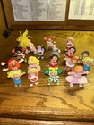 Vintage 1991 Hasbro CABBAGE PATCH KIDS Poseable Figurines Lot Of 16
