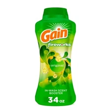 The Original Gain Fireworks In-Wash Scent Booster Beads (34 oz.). 