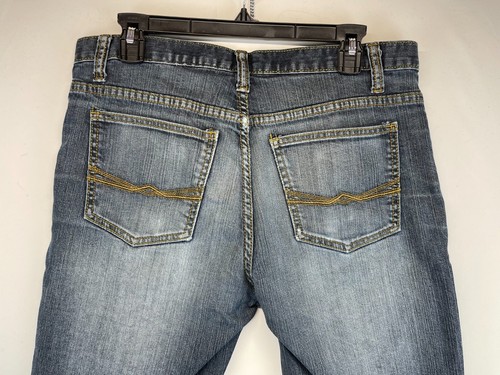 Alfani Jeans - Mens 32 x 30 - Blue - Slim Fit Stretch - Distressed (718) - Picture 10 of 13