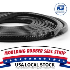 6m Pinch Weld Rubber Sealing U-shaped Trim Strip Auto Door Edge Isolation Noise