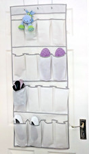 16 Pocket Over the Door Organiser, Storage, Childrens Room H110 x W48