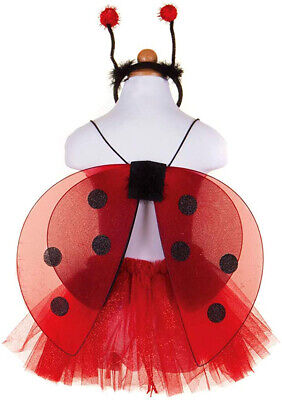 Great Pretenders Glitter Ladybug Tutu, WIngs & Headband Great Pretenders Glitter Ladybug Tutu, WIngs & Headband
