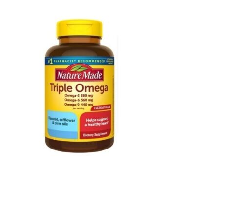 Nature Made Triple Omega 369 Dietary Supplement 74 Count Softgels