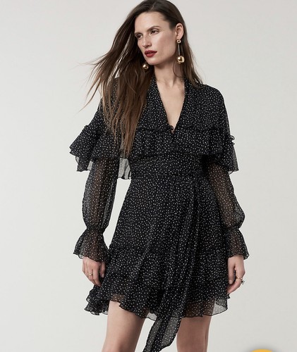 DIanne Von Furstenberg Black Silk Dress - Bild 3 von 7