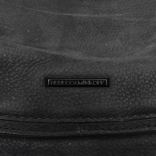 Bolso Bandolera Rebecca Minkoff Vanity Saddle Negro Cuero Genuino - Imagen 14 de 17
