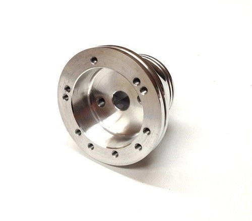 New World Motoring Bombadier, GEM 14" Billet & Black Steering Wheel Includes ... - Picture 5 of 6