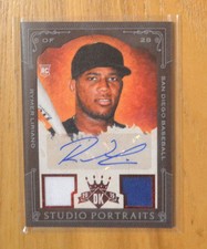Rymer Liriano 2015 Panini Diamond Kings Studio Portraits Dual Jersey Auto #D /99