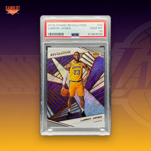 LeBron James 2018-19 Revolution #40 First Lakers Card PSA 10 GEM
