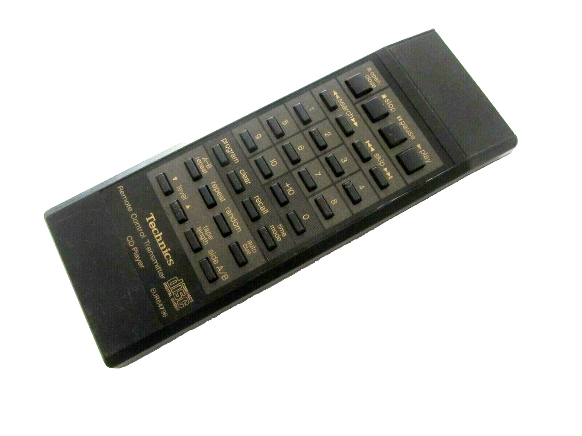 TECHNICS EUR64796 Remote Control Transmitter For CD PLayer | eBay