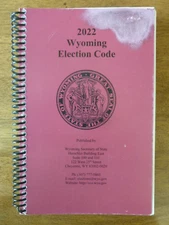 2022 Wyoming Election Code Book