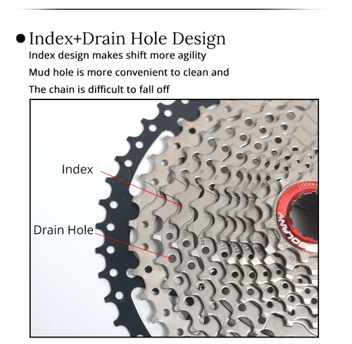 MTB Bicycle Freewheel 9 10 11Speed 40 42 46 50T Flywheel Mountain Bike Cassette - Picture 6 of 26