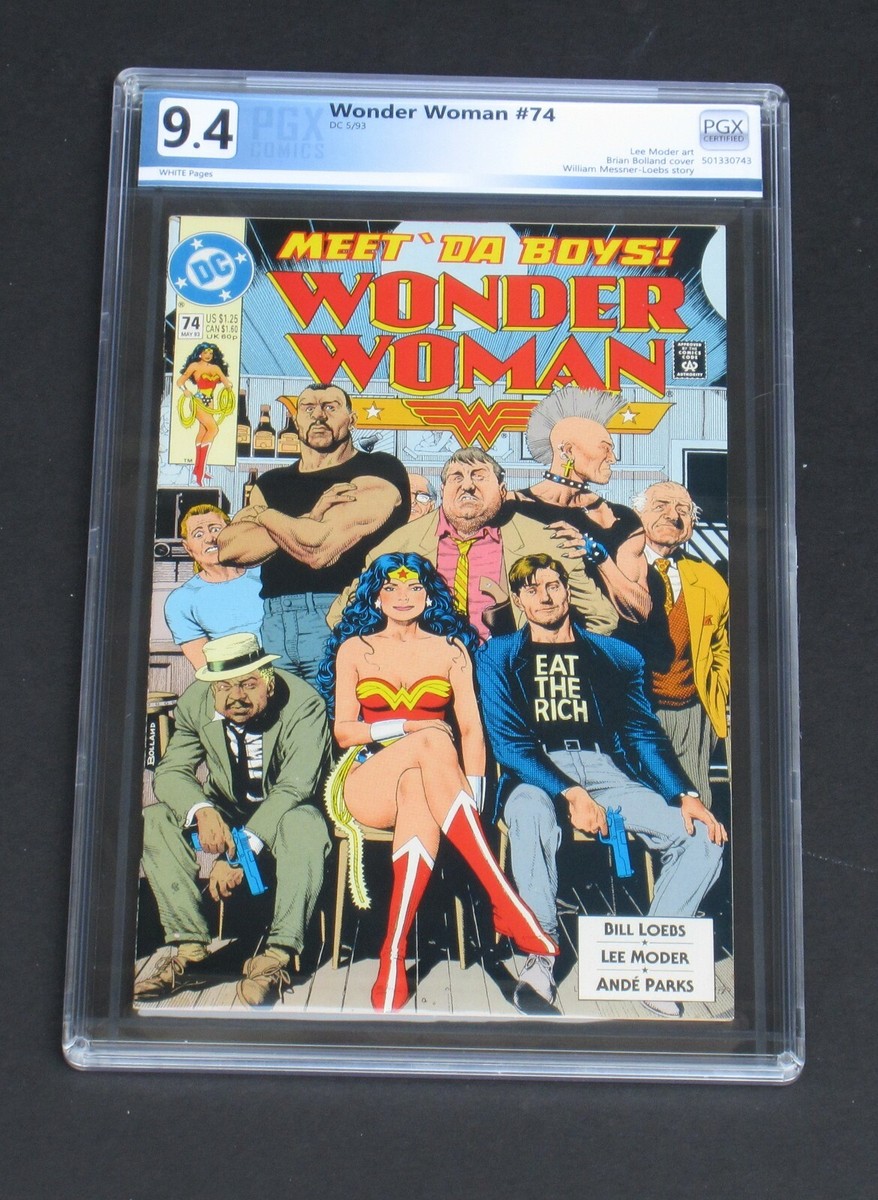 Wonder Woman #74 PGX 9.4 DC 1993 Brian Bolland Dominant Boss Lady