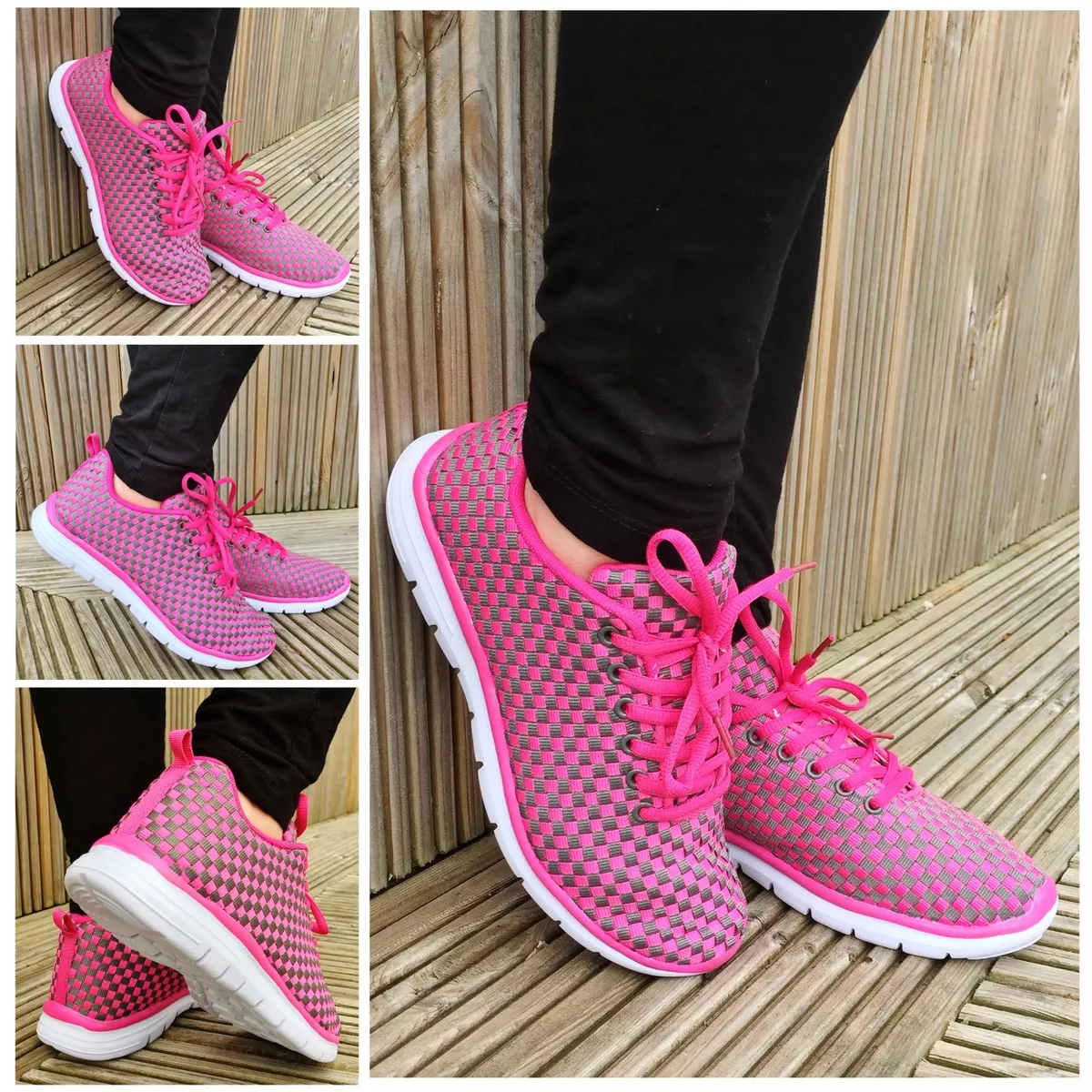 Pink store gym trainers