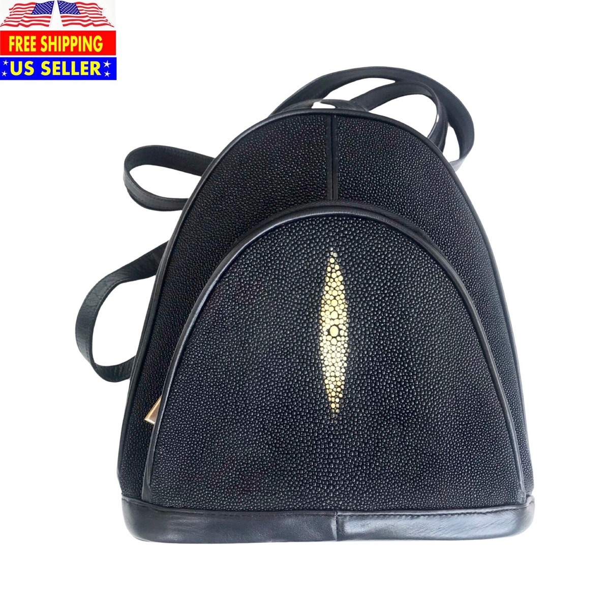 Genuine Black Stingray Leather Women