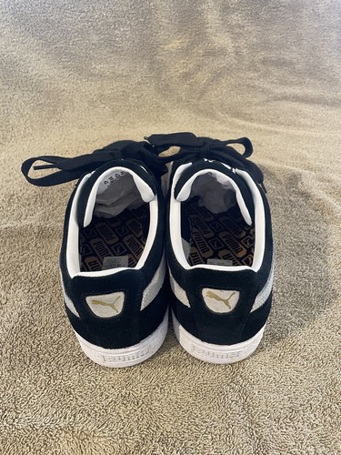 Size 10.5 PUMA Suede Classic Sneakers (Black/white) - Picture 4 of 5