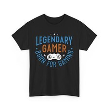 Legendary Gamer T-Shirt Gaming Tee Retro Video Game Shirt for Gamers