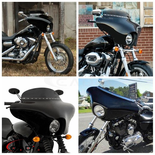 Batwing Fairing Windshield For Harley Sportster Fortyeight XL1200X Street XG750 - Picture 9 of 9