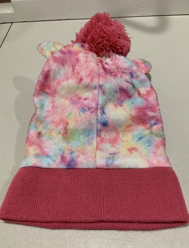 Set Unicorno Extremely Me Multicolore Cappello E Guanti Pom Pom Orecchie E Corno Nuovo con etichette - Foto 5 di 5