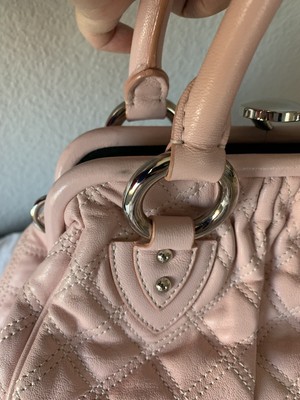 Marc Jacobs Baby Pink Leather Quilted The Mini Stam Bag | eBay