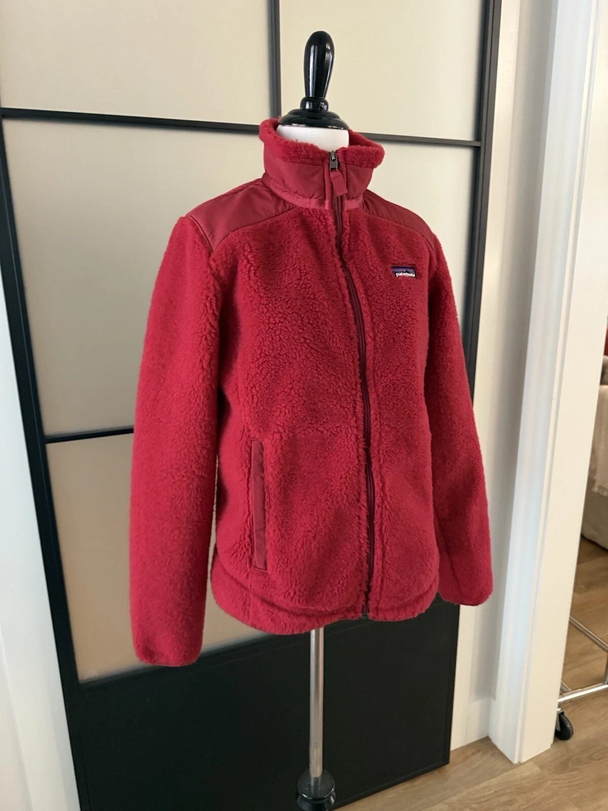 patagonia deep pile retro fleece full zip early 2000s jacket