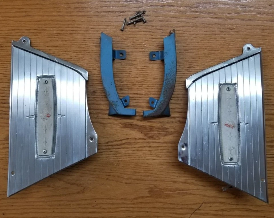 Sail Panel Trim Lights 64 1964 Mercury Montclair Monterey Marauder Parklane - Image 2 of 4