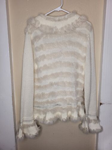 Solitaire Pullover Vintage Angora Kaninchen Damen Größe Medium - Bild 11 von 17