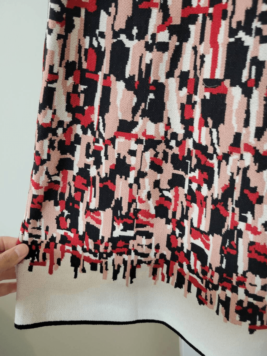 Paule Ka Jacquard Tweed Knit Dress M | eBay