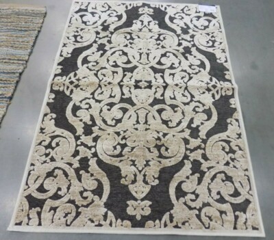 STONE / ANTHRACITE 3'-3'' X 4'-7'' Stained Rug, Reduced Price PARB348-3430-3