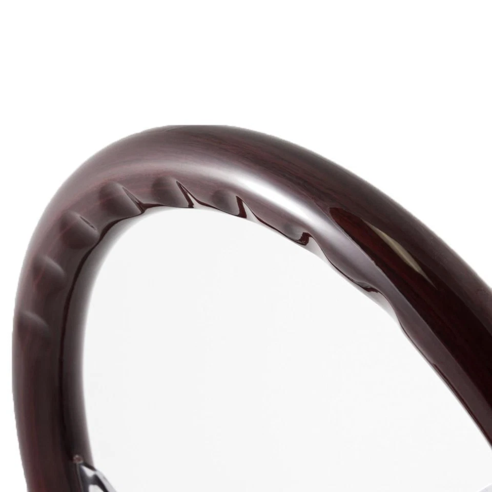 Chevy Pick-up 1970-1973 15" volante caoba y cromo + kit adaptador Foto 2 de 4