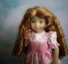 Monique Southern Belle strawberry wig Size 8-9 for Effner Little Darling doll