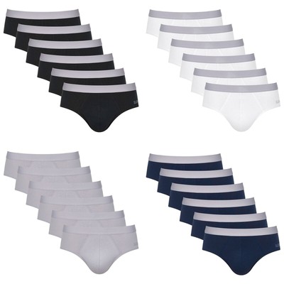 Sloggi Men's Slips 6 Pack - Brief GO ABC 2.0, Underwear, Cotton