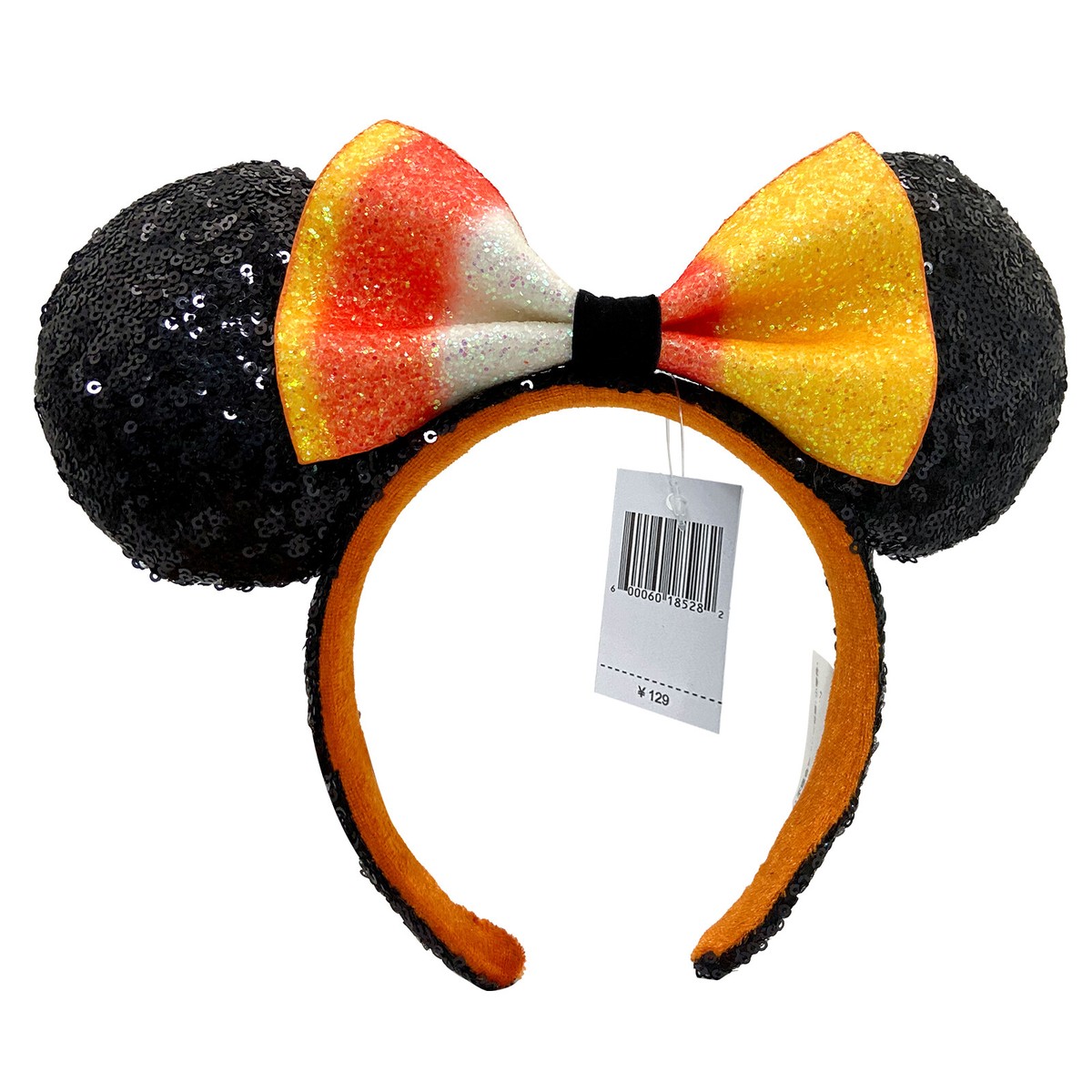 Disney Parks Candy Corn Sequin Bow Minnie Mouse Ear  display picture 1