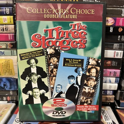The Three 3 Stooges Collectors Choice Comedy 1936 -1947 DVD 4 Classic Features