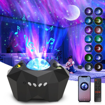 Galaxy Projector, Star Moon Projector W/ Remote Control, 55 Lighting Effects Nig