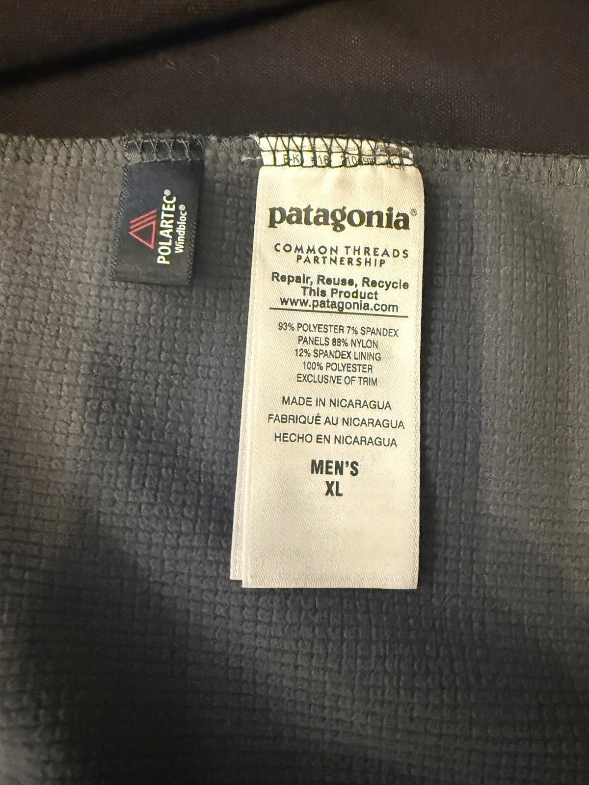 patagonia adze hybrid polartec cylance logo jacket