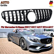 K&uuml;hlergrill F&uuml;r MERCEDES S-Klasse Coupe W217 C217 A217 GT Panamericana Schwarz