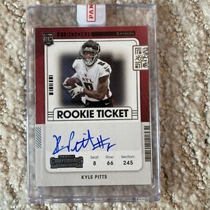 2021 Panini Contenders Kyle Pitts Auto Variation SP