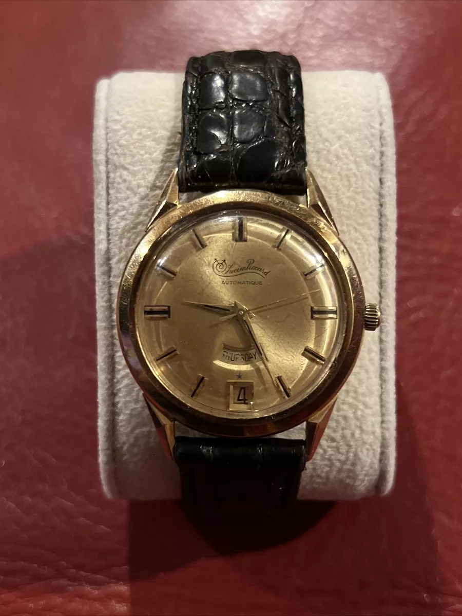 Lucien Piccard 14k gold mens automatique watch