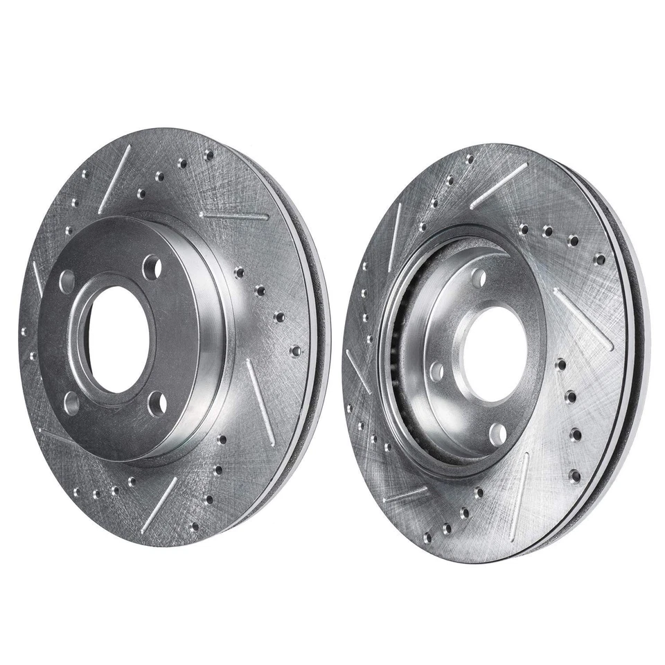 10.31'' Front Drilled Brake Rotors for Honda City Civic Insight Acura Integra EL - Image 3 of 4